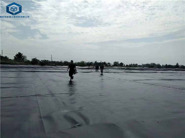 景观防渗膜应用于人工湖建造工程