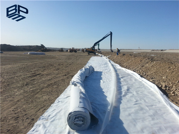 长丝土工布用应于中铁京张铁路项目