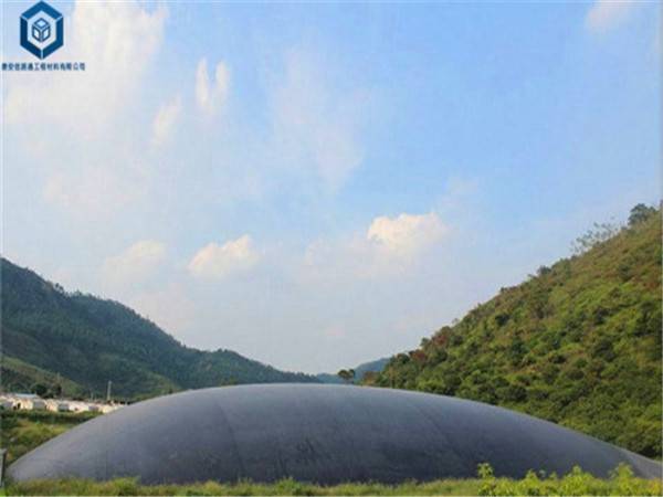 沼气池防渗膜应用于安徽淮南沼气池建造工程